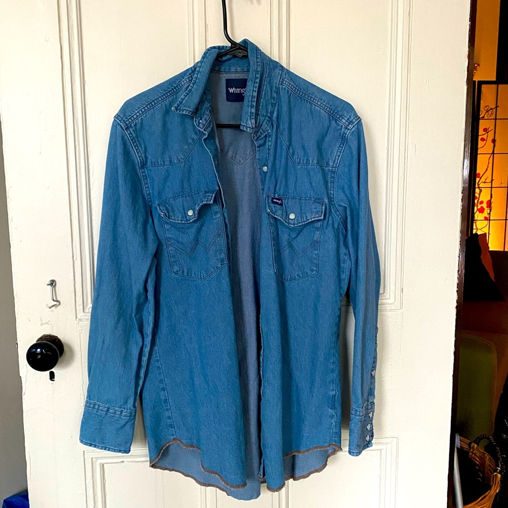 Vintage Wrangler Denim Shirt 👕